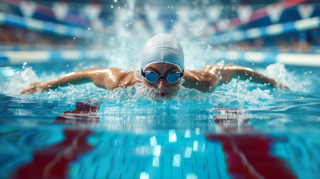 画像：女性水泳選手