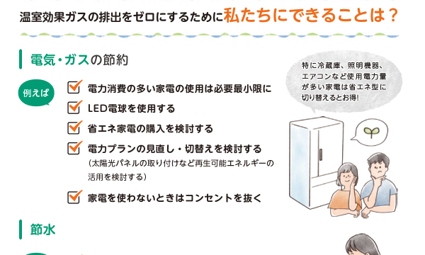 気候変動を防ぐための具体策